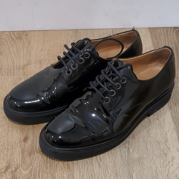 A.P.C. Shoes - A.P.C. Black Patent Leather Oxfords Size 39  Women's 9